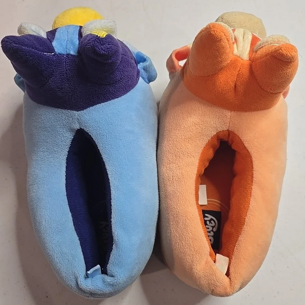 Bluey & Bingo Toddler‎ Plush Slippers Size 2/3